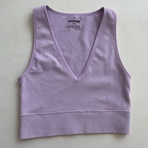 Garage Stella Seamless Plunge Tank Top Size XS